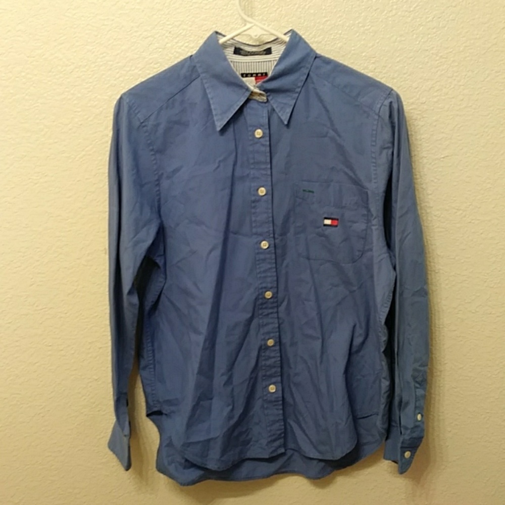 Blue Tommy Hilfiger button up